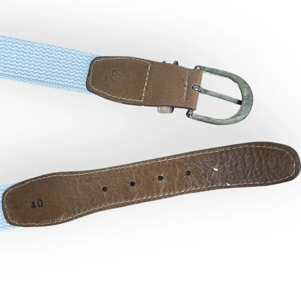 Hand Painted Golf Club Belt Mens 40 Leather‎ Strap Dad Artisan Unique Whimsical